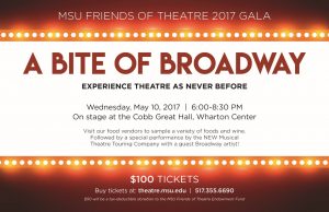 MSU Friends of Theatre Offer Gala Evening @ Wharton Center for Performing Arts-  the Cobb Great Hall stage | East Lansing | Michigan | United States