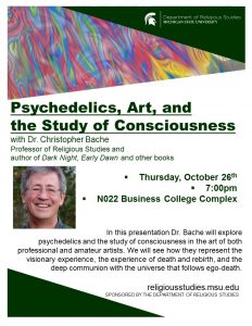 Psychedelics, Art, and the Study of Consciousness