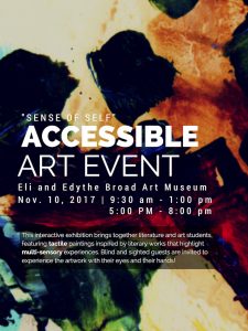 "Sense of Self": An Accessible Art Event @ Eli and Edythe Broad Art Museum | East Lansing | Michigan | United States