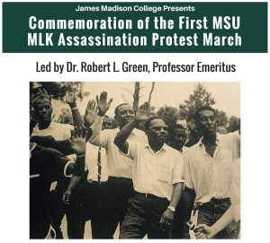 Commemoration of the First MSU MLK Assassination Protest March @ Spartan Statue
