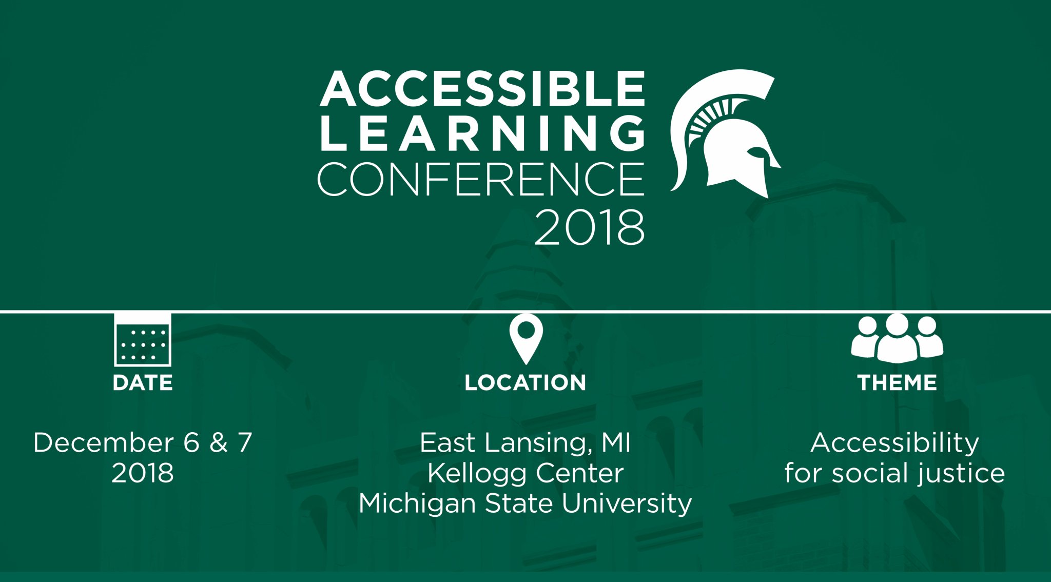 Accessible Learning Conference @ Kellogg Center | East Lansing | Michigan | United States