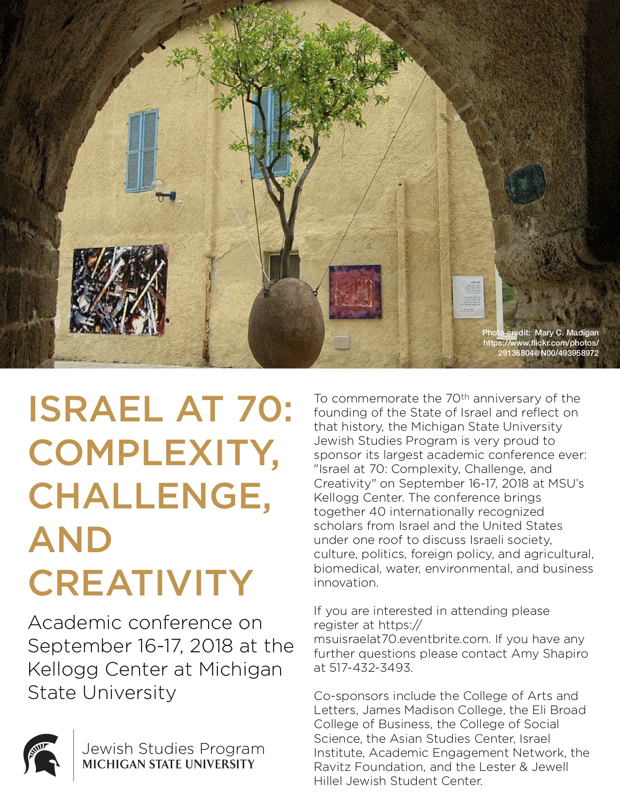 Israel at 70 Conference @ Kellogg Center | East Lansing | Michigan | United States