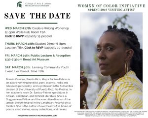 WOCI Spring 2019 Visiting Artist, Public Lecture & Reception @ Broad Art Museum | East Lansing | Michigan | United States