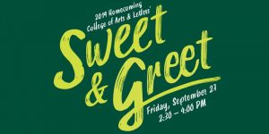 Arts & Letters Homecoming Sweet & Greet @ Summer Circle Courtyard