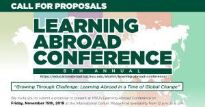 Learning Abroad Conference: Call for Proposals