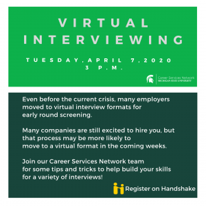Virtual Interviewing (Webinar)