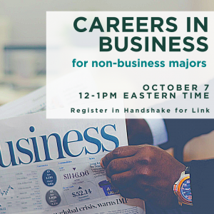 Careers in Business for non-Business Majors